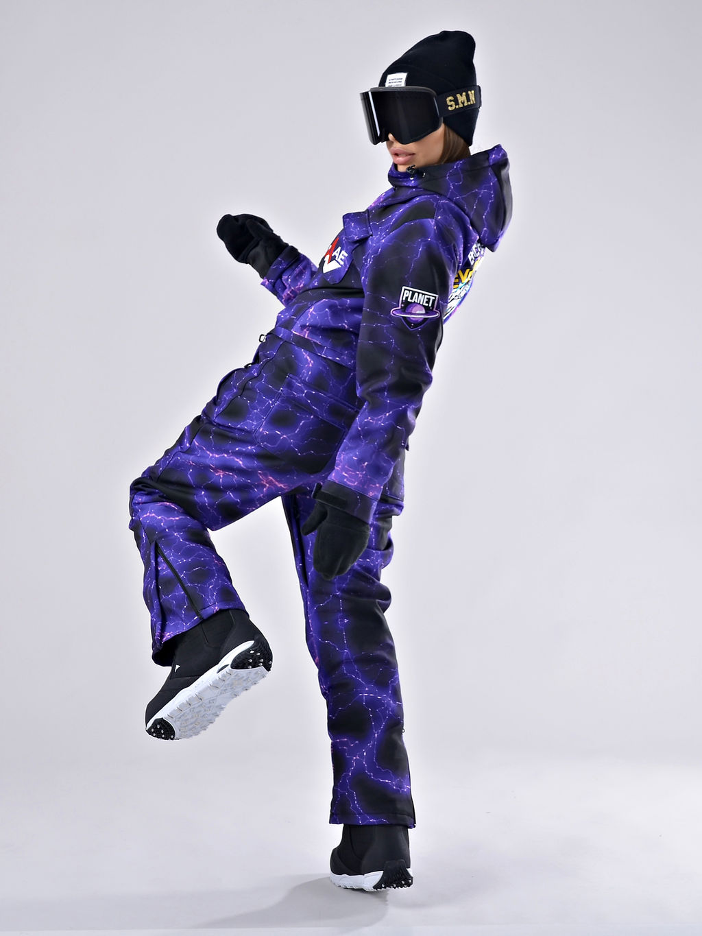 Женский зимний сноубордический комбинезон Alpha Endless 222/220518-2_013 Фиолетовый  фото 8