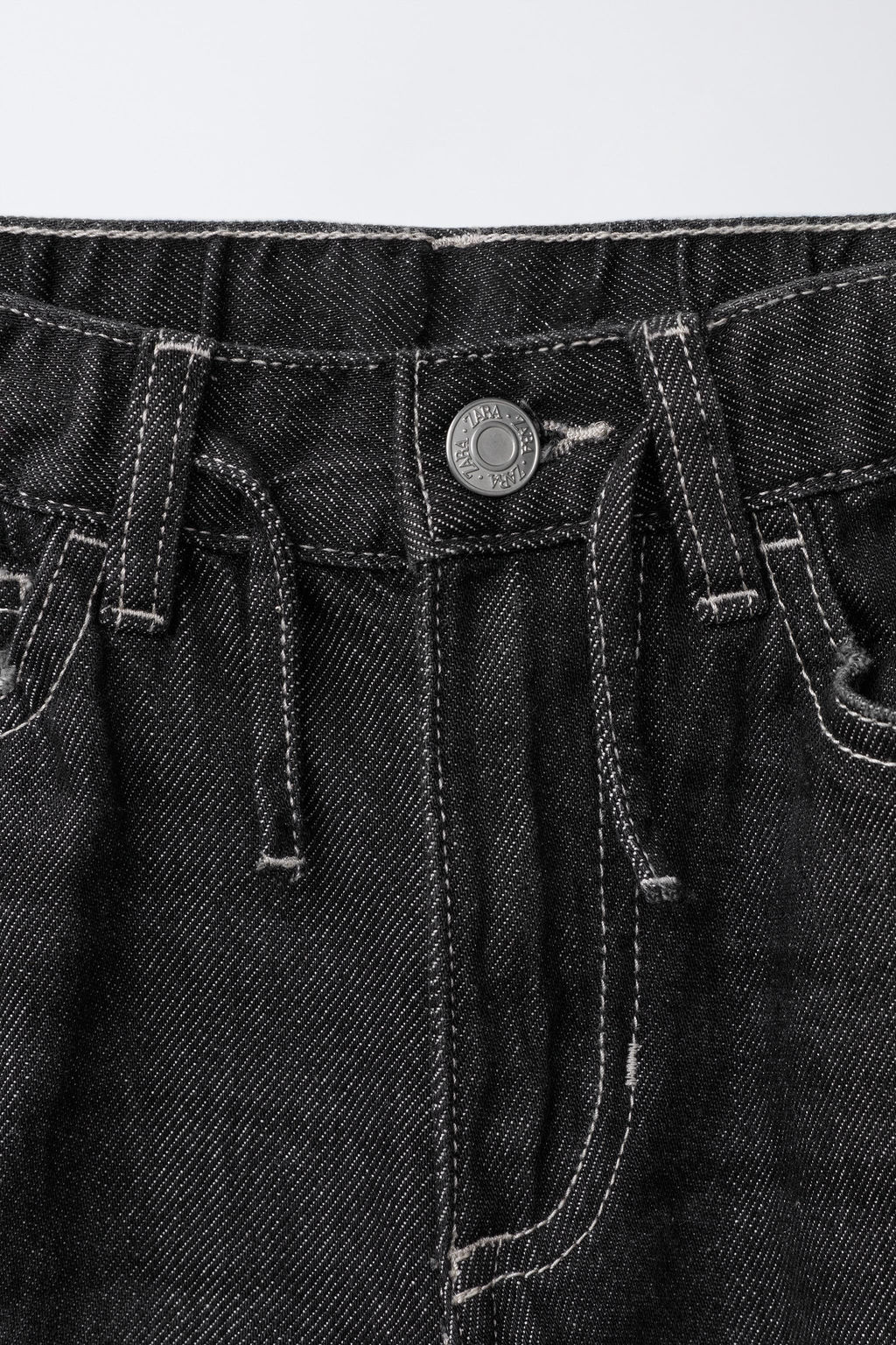 JEANS BAGGY BALLOON / Negro - Zara фото 3