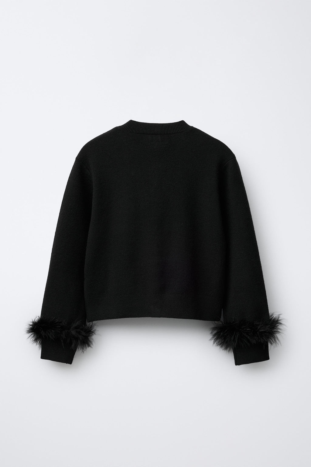 CARDIGAN WITH DETACHABLE FEATHERS - Zara фото 3