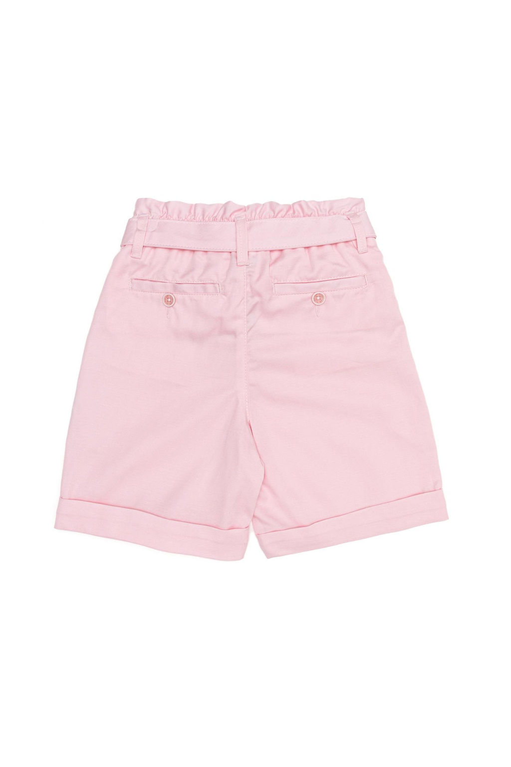 Тканые шорты пудрового цвета для девочек Неожиданная скидка в корзине - U.s. polo assn фото 2