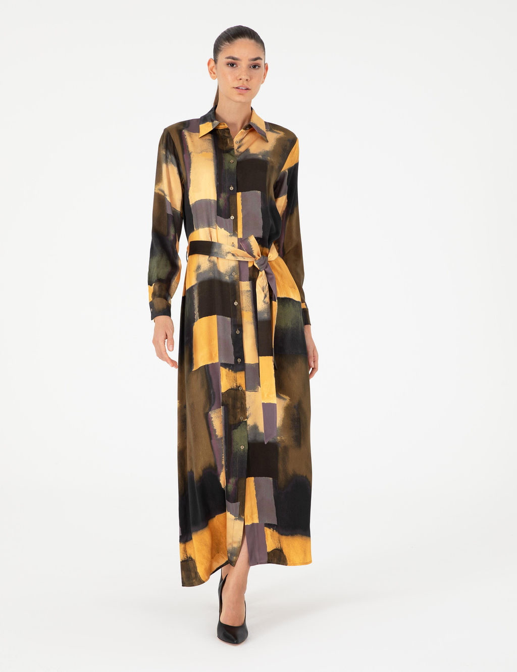 Safran Comfort Fit Dokuma Elbise - Pierre cardin фото 3