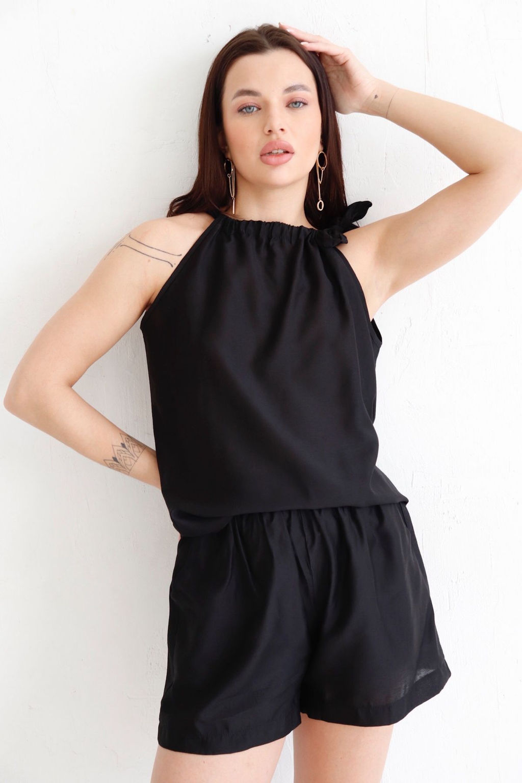 12587 Костюм из топа и шорт чёрный - Martichelli фото 6