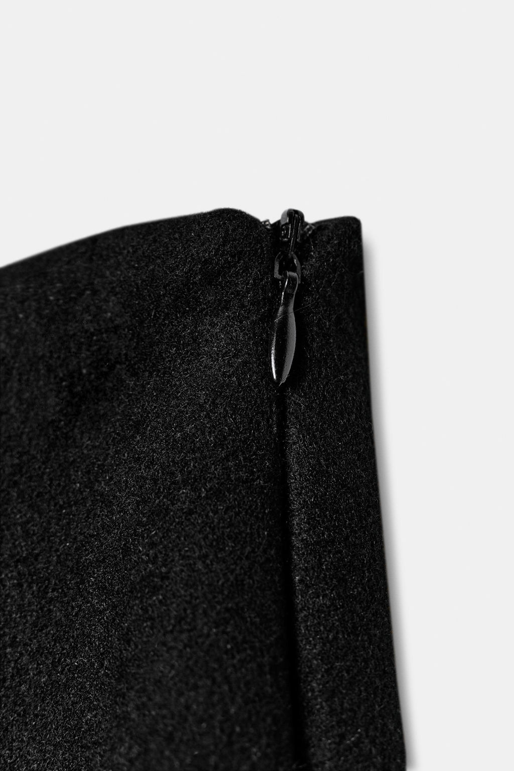 WOOL BLEND SHORTS WITH FAUX FUR - Zara фото 5