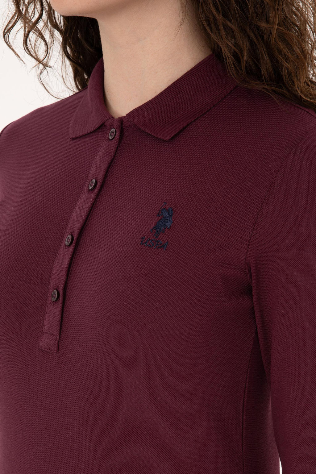 Kad_n Bordo Basic Sweatshirt - U.s. polo assn фото 7