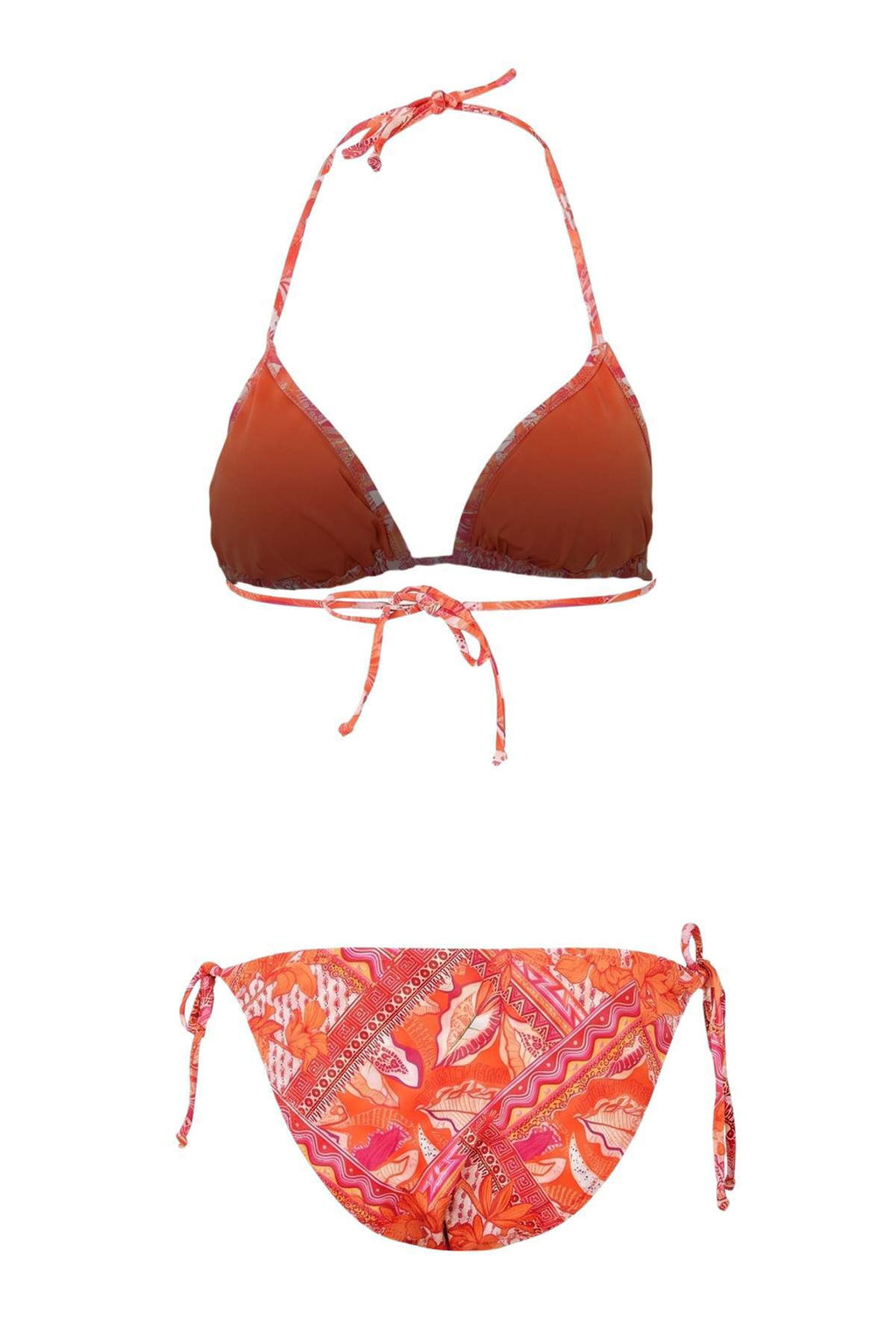 Etnik Desenli Ucgen Kapl? Dusuk Bel Regular Bikini Tak?m? TBESS26BT00145 - Trendyolmilla фото 5