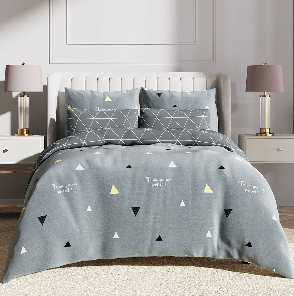 Постельное белье Джакобсен Евро (простыня на резинке 180*200 см) + 4 наволочки