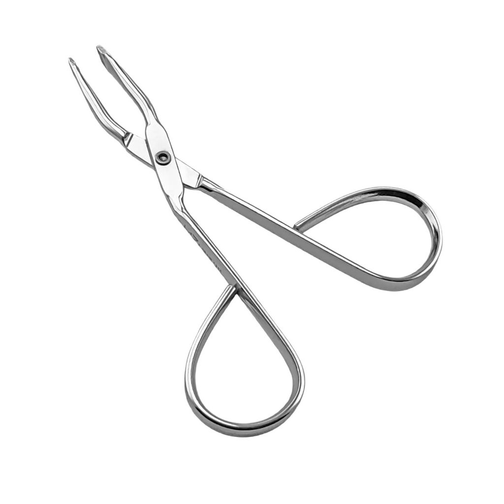 Mertz Пинцет-ножницы для коррекции бровей A1335, серебристый  фото 4