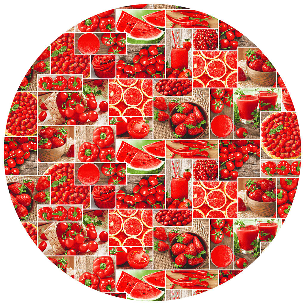 Урожай Скатерть д146см, диаметр стола до 105см, на 6 персон, хлопок Премиум 186г/м2, Домашняя мода (Россия)  фото 2