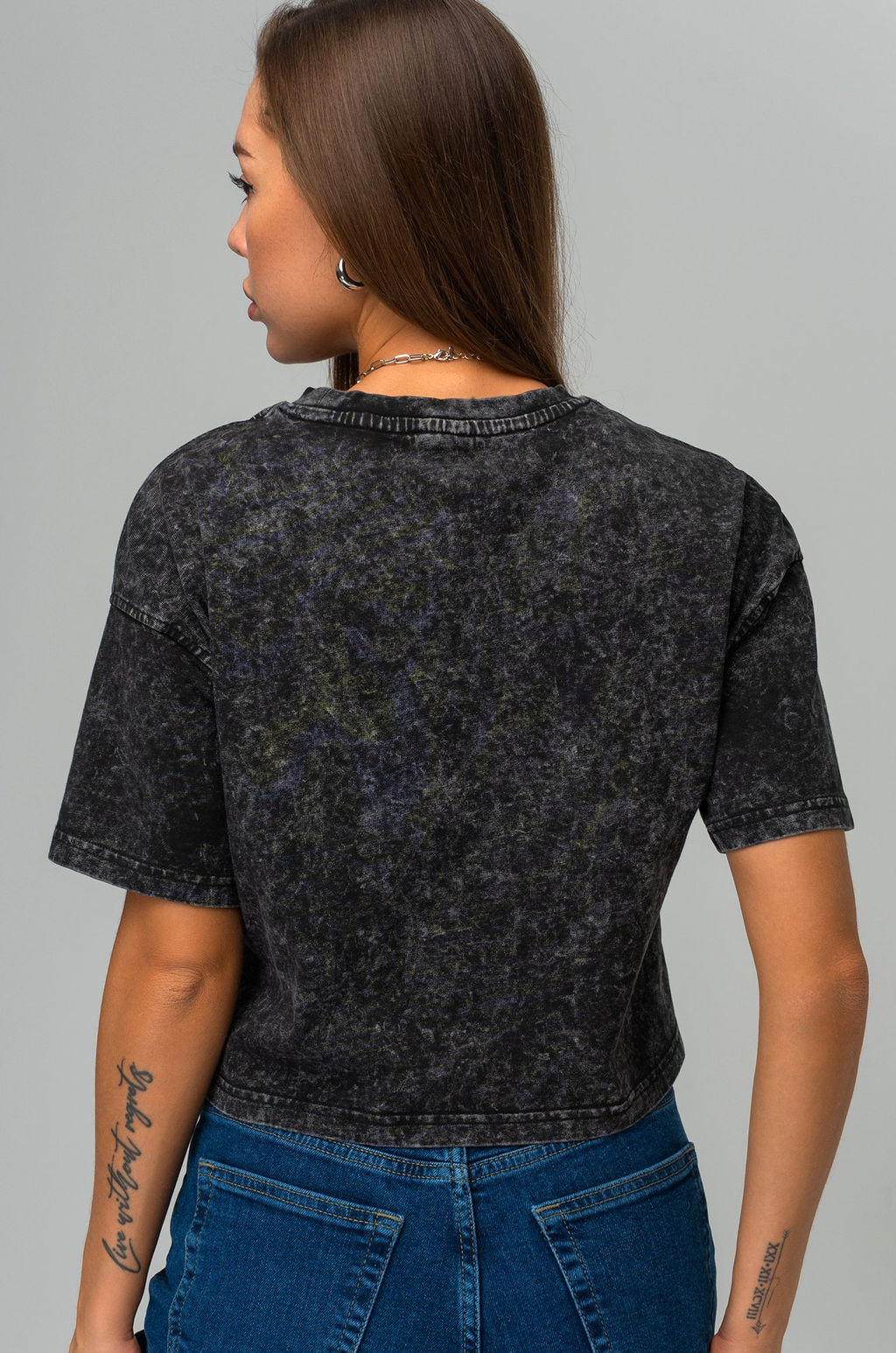 Женская укороченная футболка Happyfox