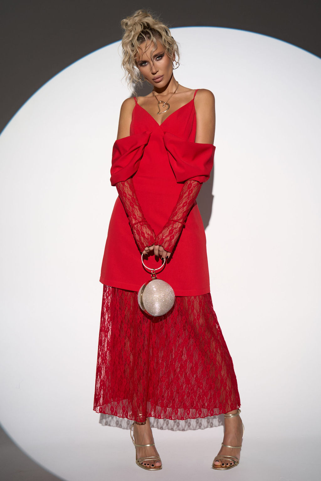 Кружевная юбка Пэрис (красный) - Эльза фото 10