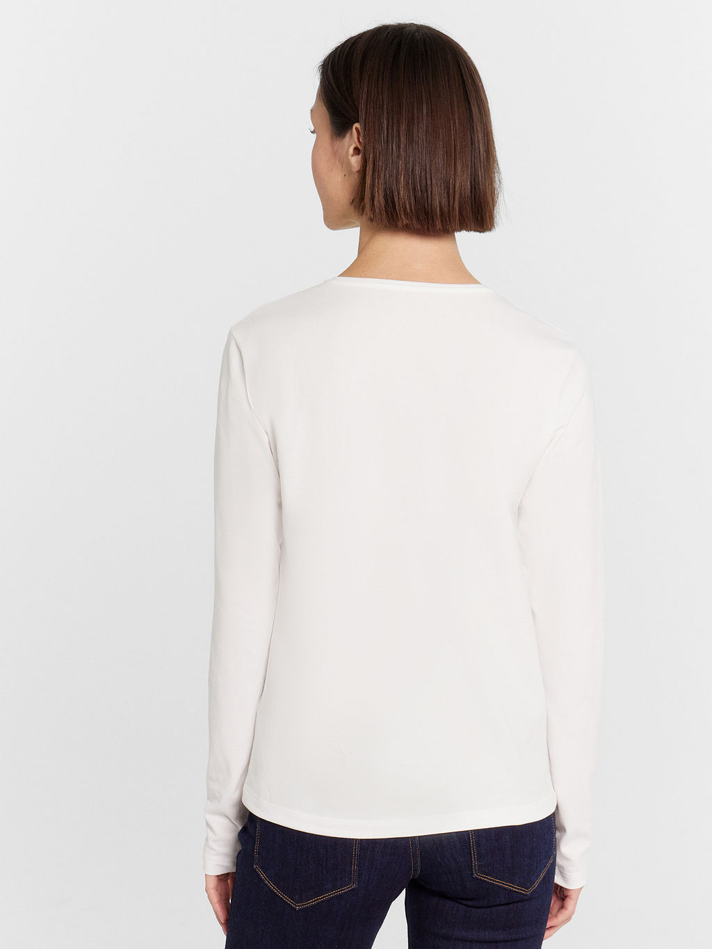 Лонгслив женский белый белый 122937 - Mark formelle фото 4