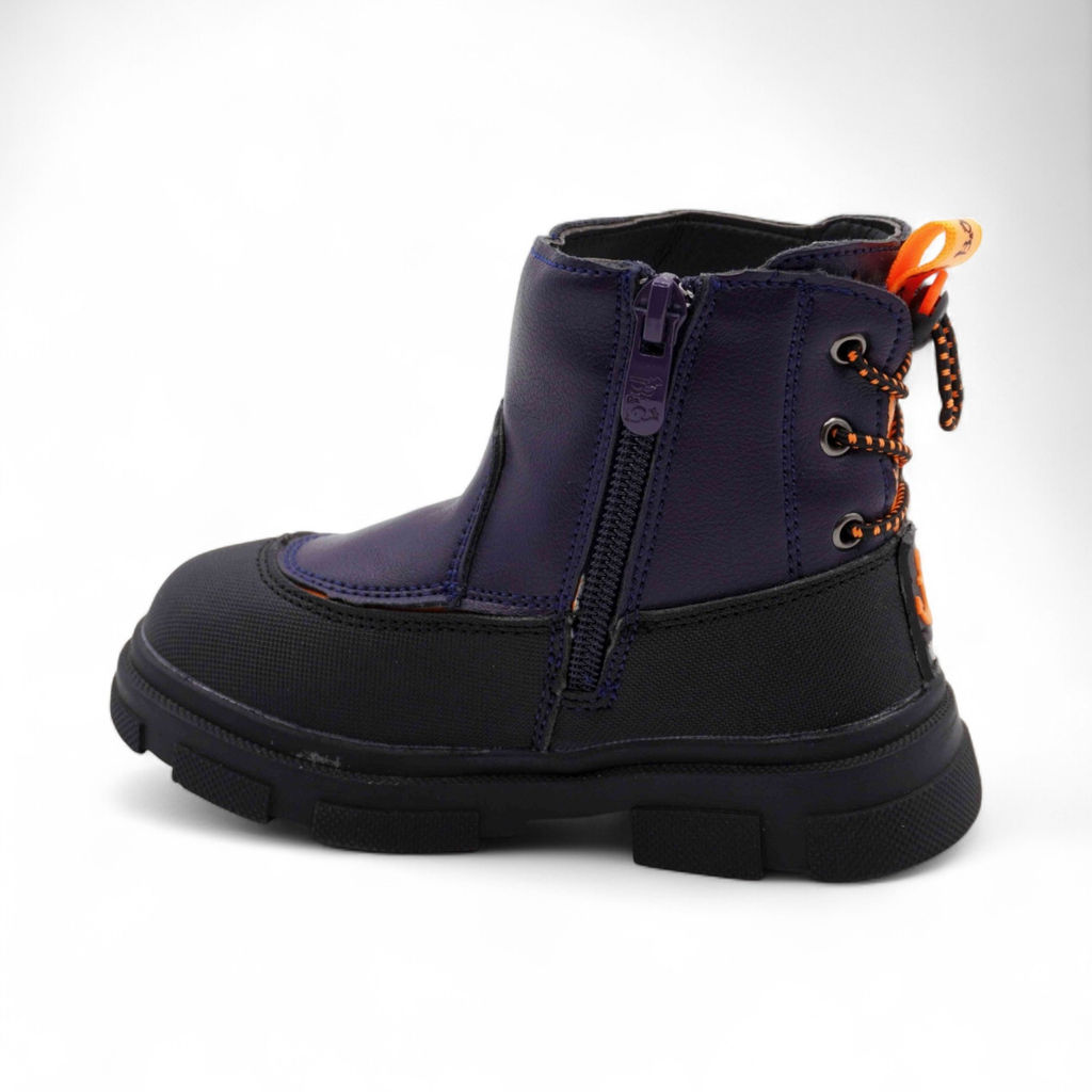 Ботинки демисезонные 5921-5В черно синие - Sport фото 4