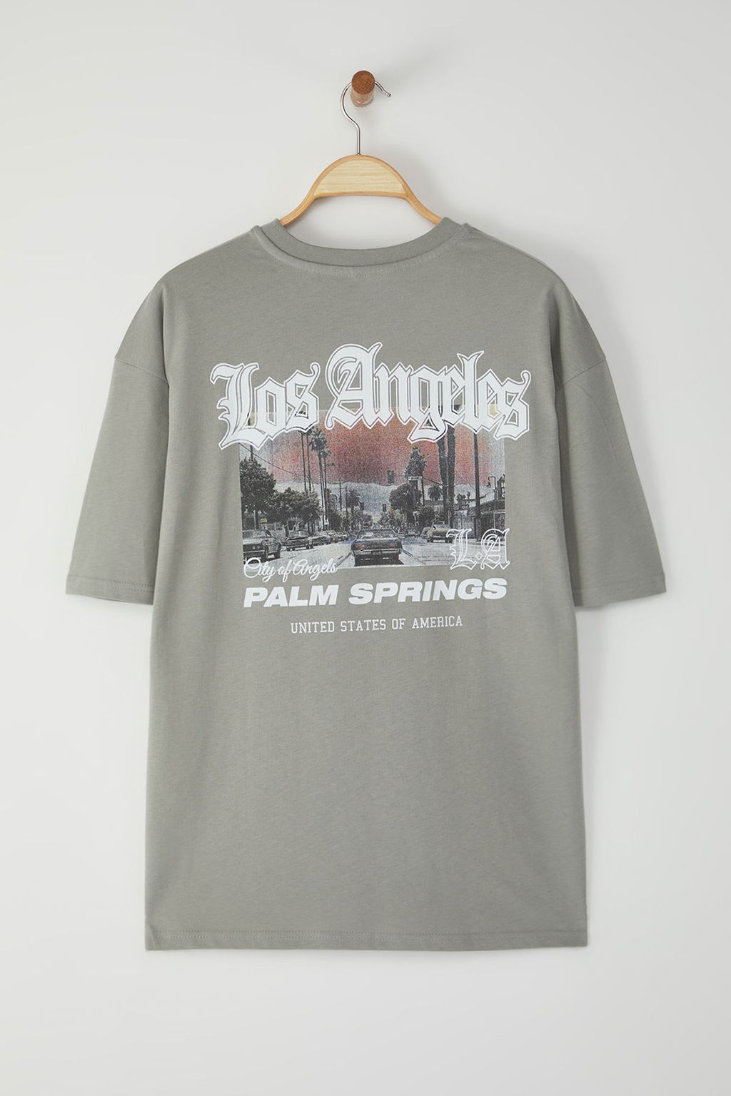 TRENDYOL MAN Lacivert Oversize/Genis Kesim %100 Pamuklu S?rt Bask?l? K?sa Kollu T-Shirt TMNSS23TS00168 - Trendyolmilla фото 3