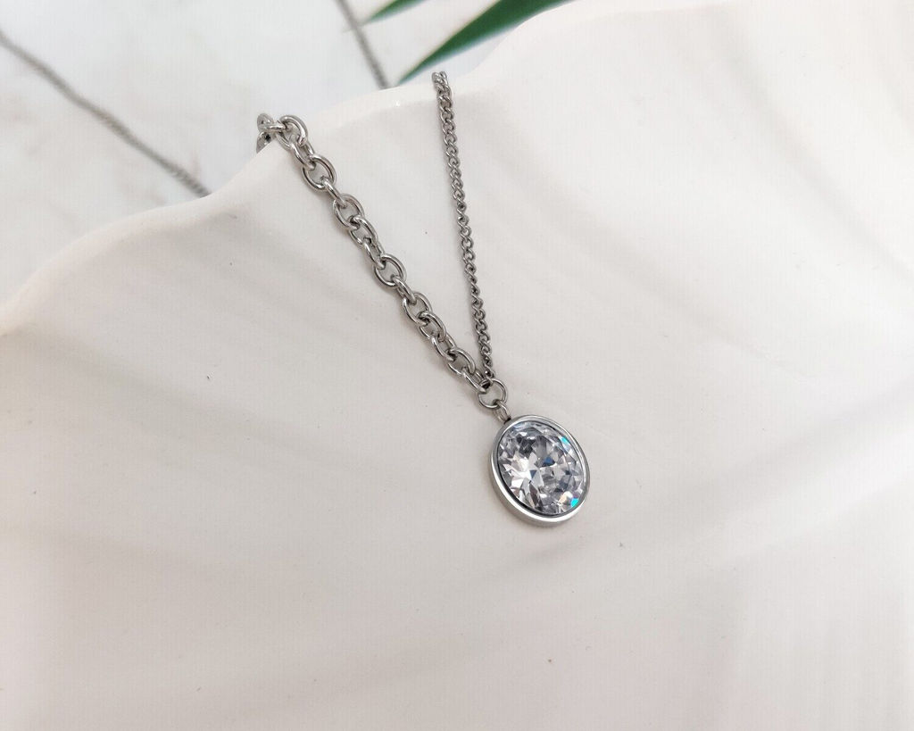 Кулон из стали на цепочке