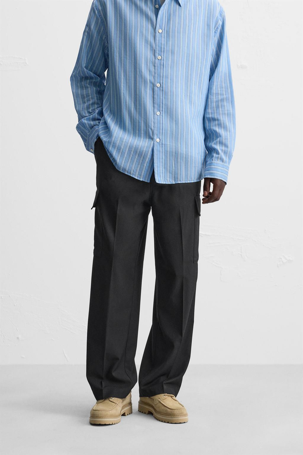 PLEATED CARGO TROUSERS - Zara фото 2