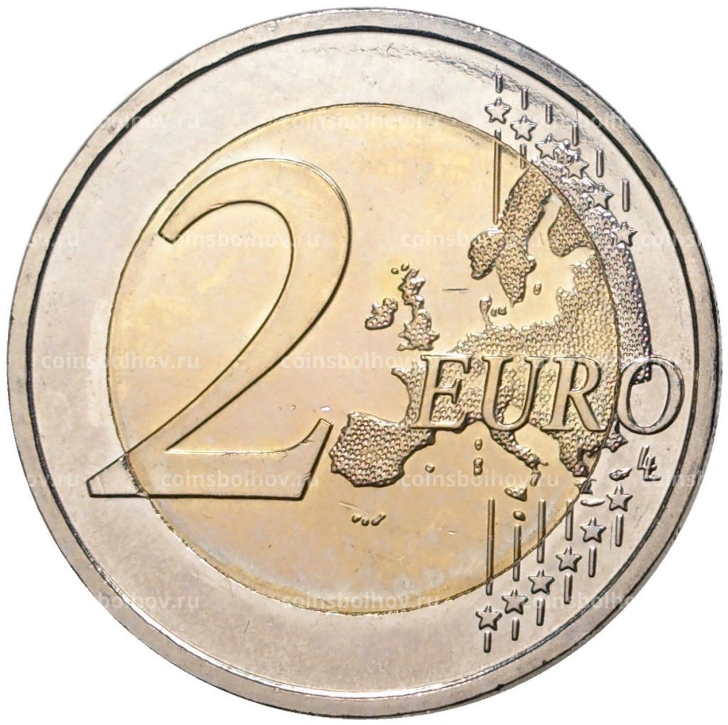 Монета 2 евро 2015 года D Германия Федеральные земли Германии  Гессен (Церковь Святого Павла во Франкфурт-на-Майне)