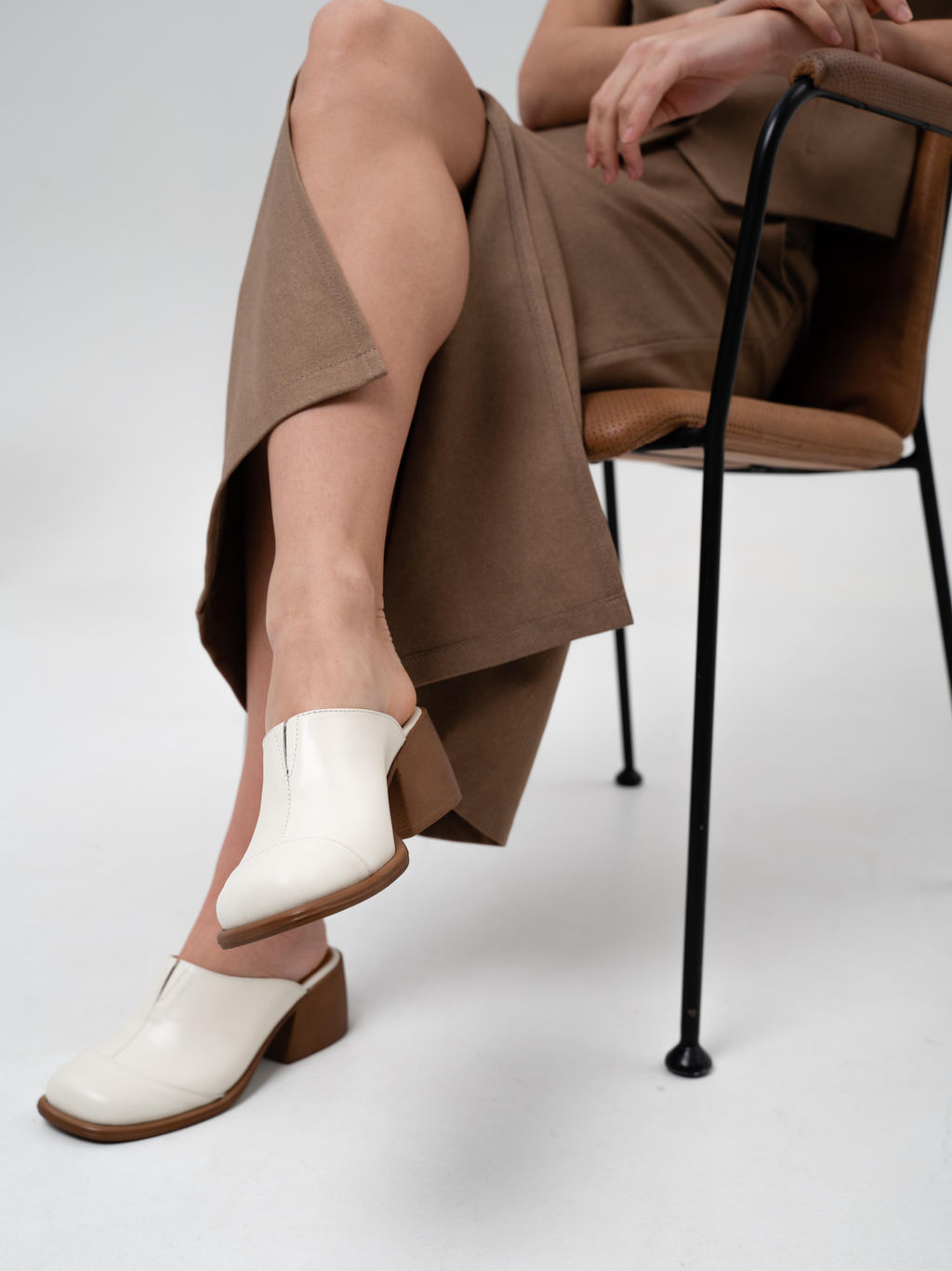 Сабо 5132.23663br.Бежевый+коричневый