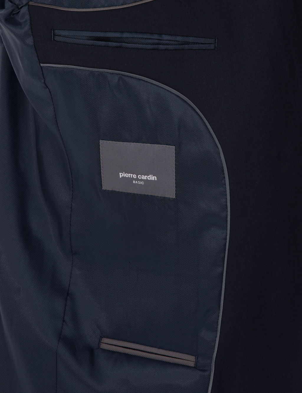 Lacivert Slim Fit Tak_m Elbise