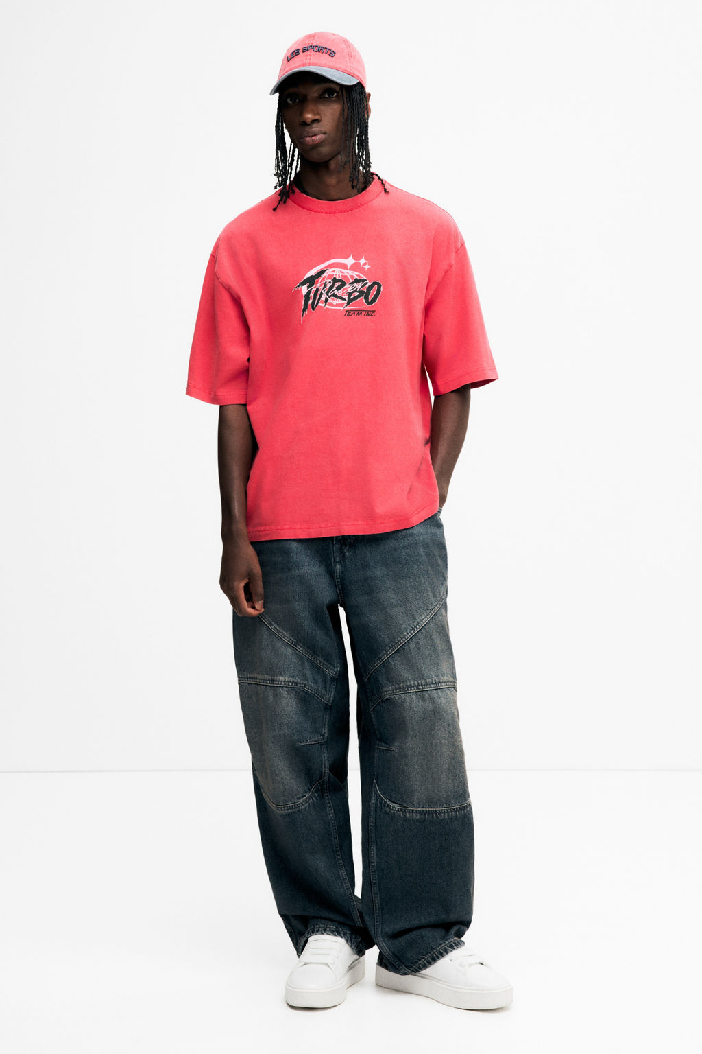 Camiseta con efecto lavado Loose Fit - H&m фото 5