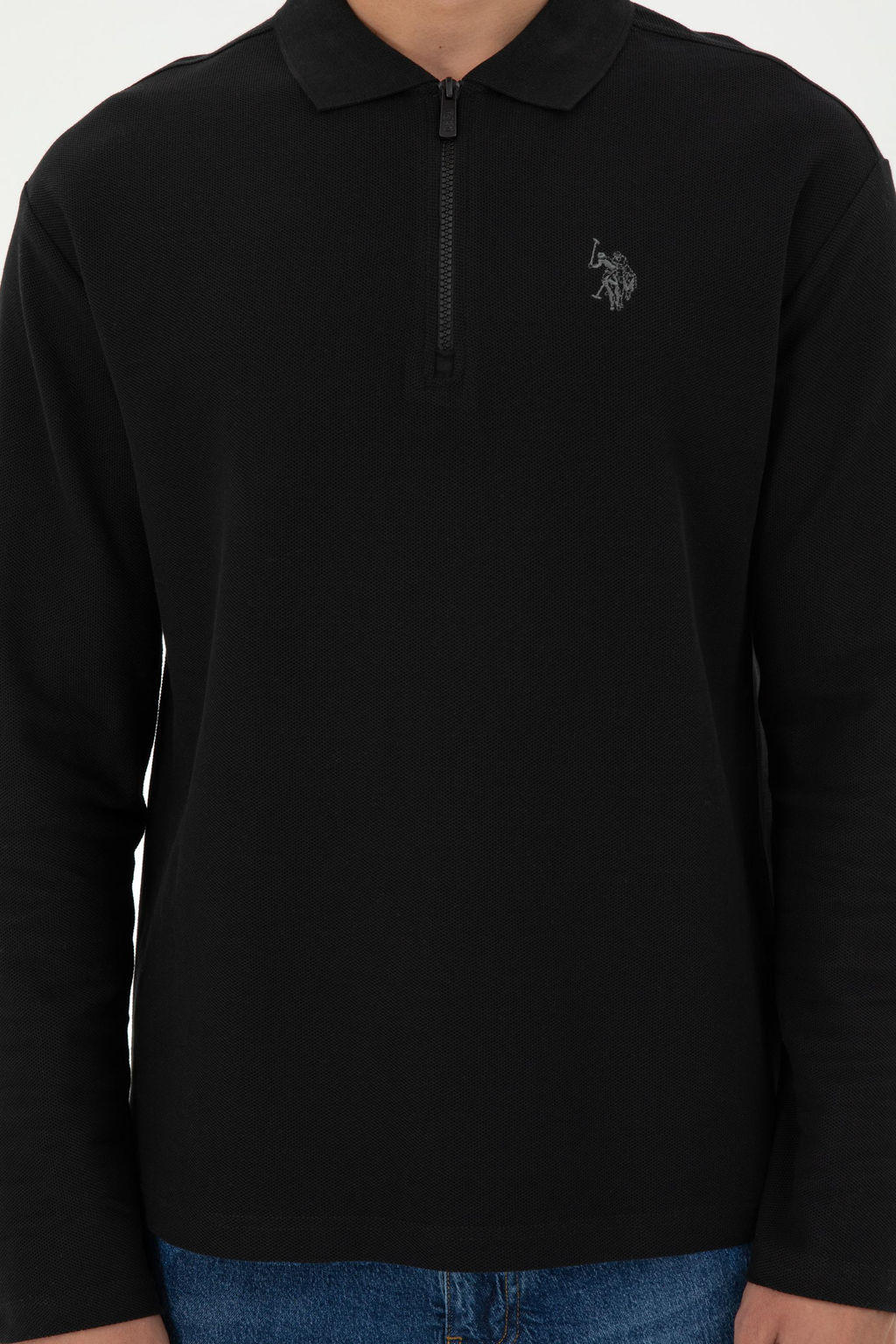 Мужской черный свитшот Неожиданная скидка в корзине - U.s. polo assn фото 6