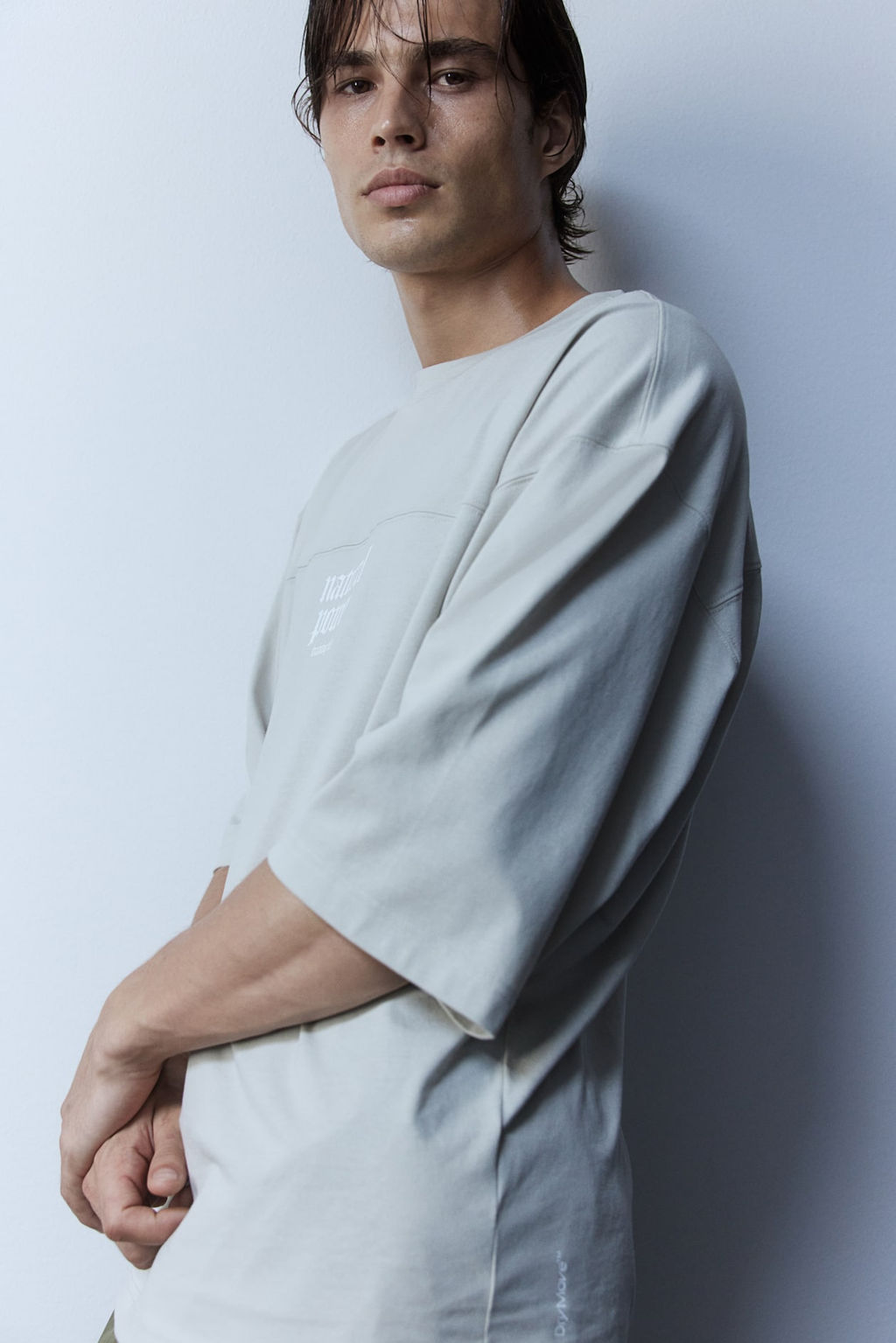 Camiseta de deporte en DryMove Oversized Fit - H&m фото 4