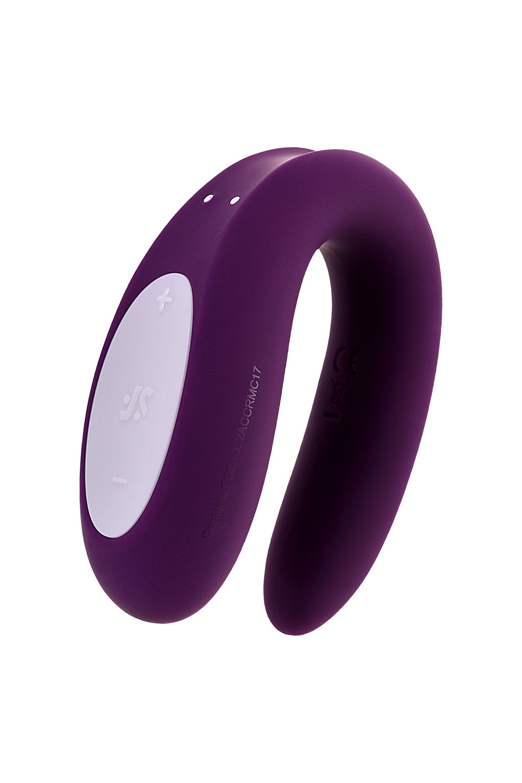 Многофункциональный стимулятор для пар Satisfyer Partner Double Joy, силикон, фиолетовый, 18 см.  фото 2