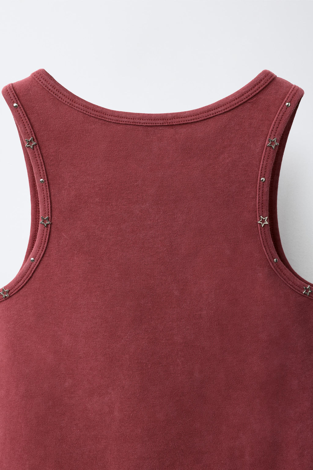 CAMISETA TACHAS Y ESTRELAS / Granate - Zara фото 6