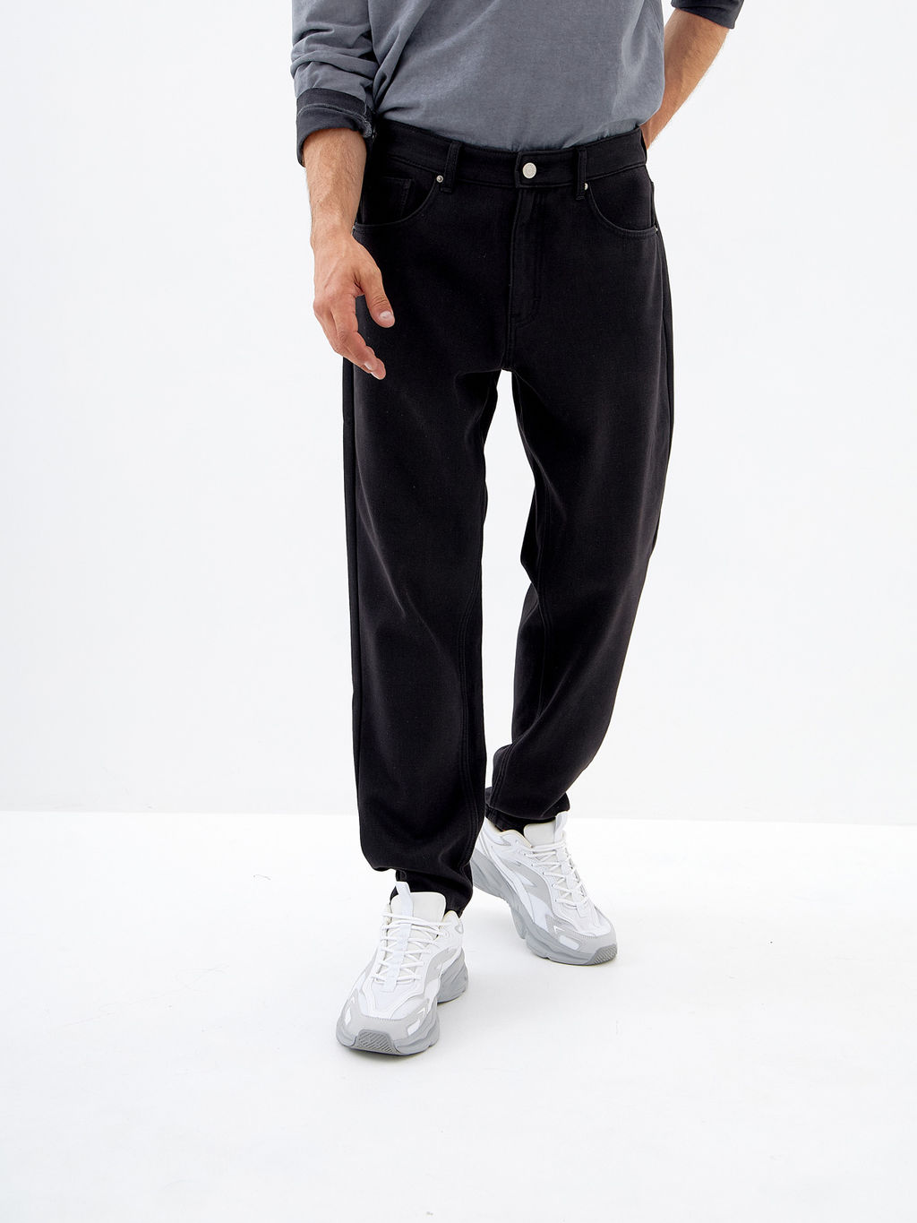 Утепленные Мужские джинсы TAPER-SLIM - Mossmore фото 14