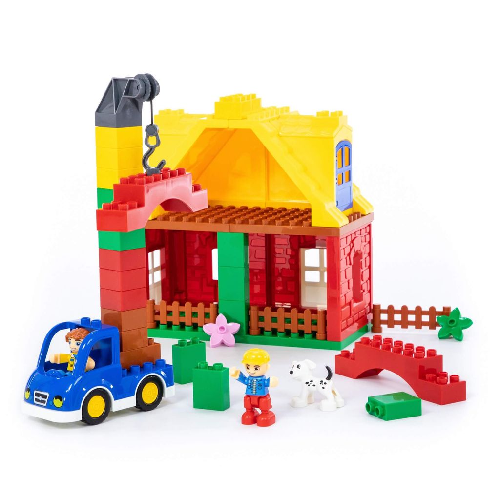 Конструктор Макси - Весёлая ферма (65 элементов) (в коробке) - Полесье фото 4