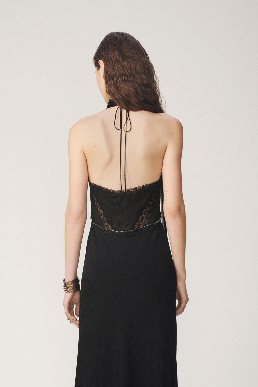 VESTIDO LENCERO - THE ITEM / Negro - Zara фото 2