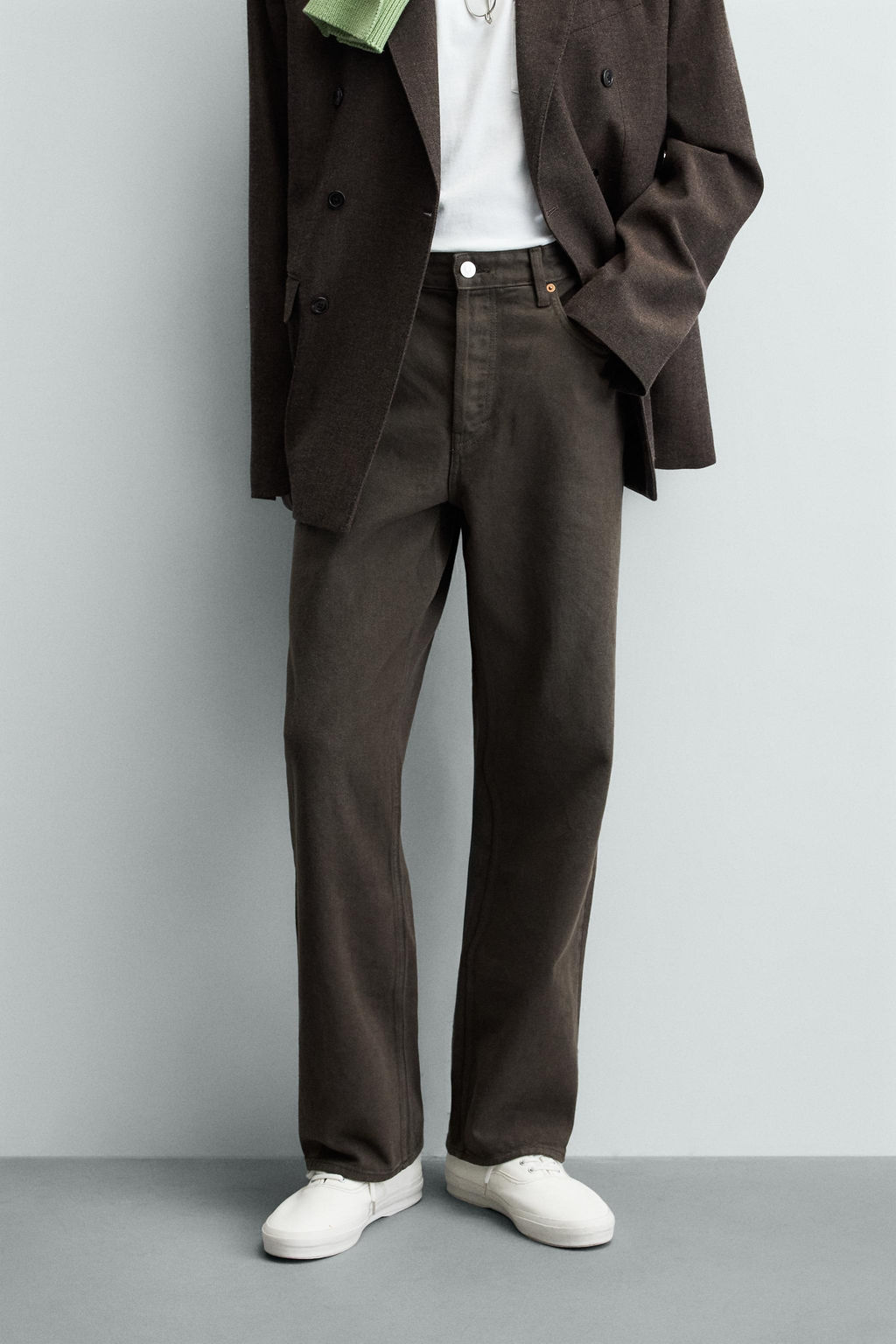 JEANS STRAIGHT FIT / Marr?n - Zara фото 2