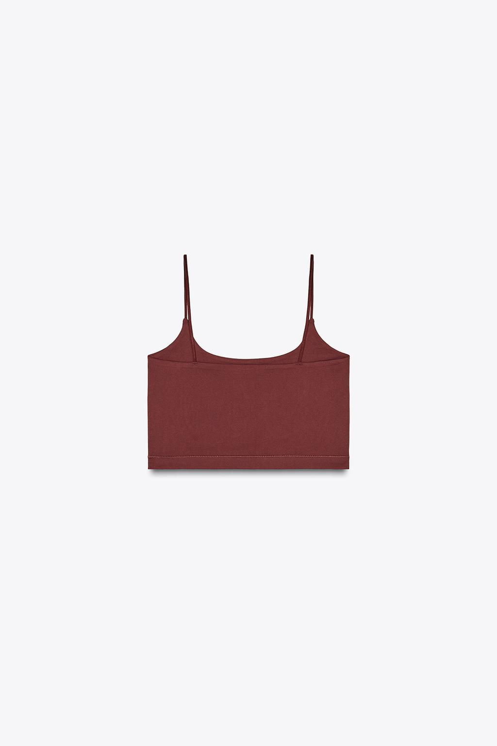 SEAMLESS CROP TOP - Zara фото 20