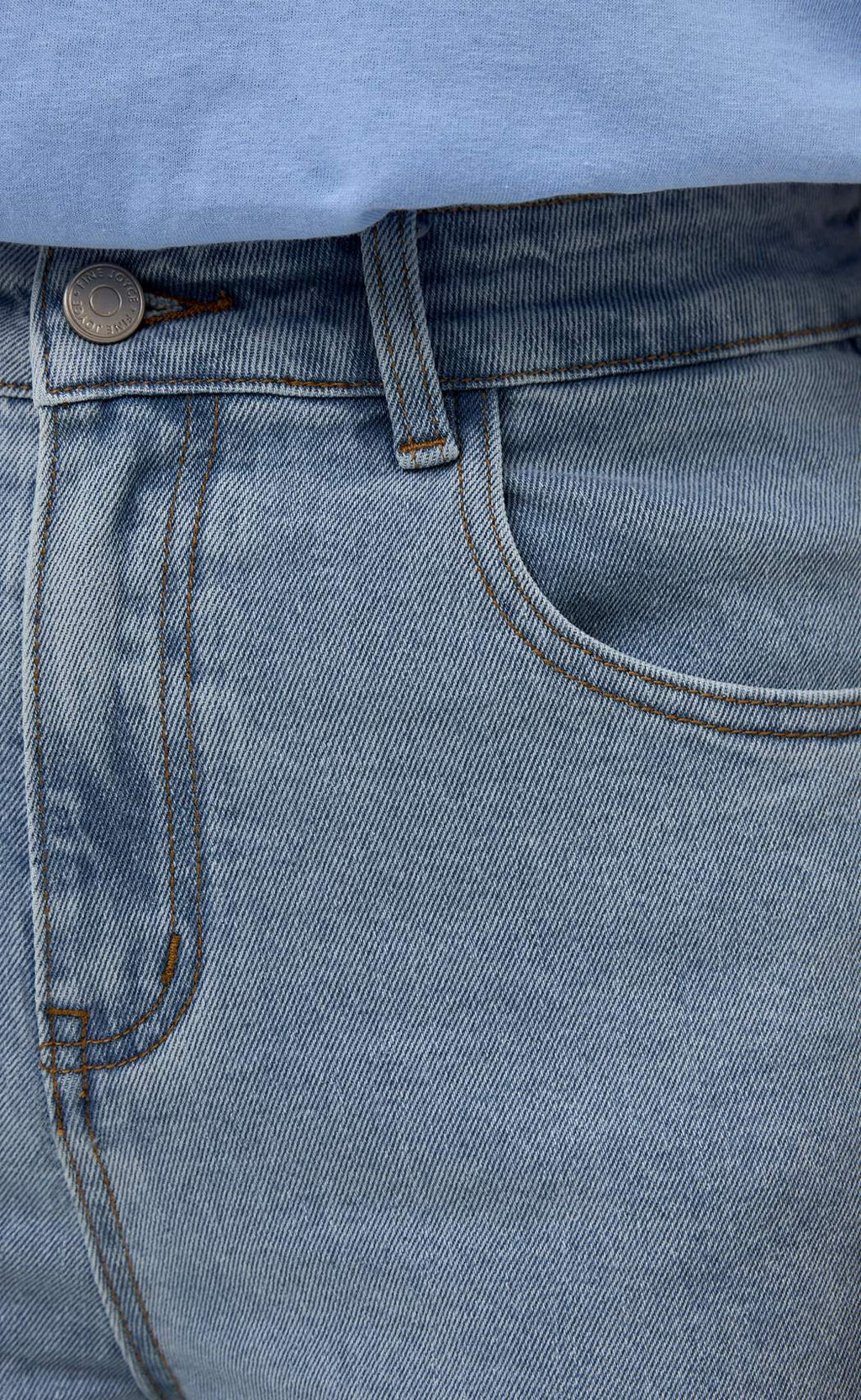 Шорты джинс F512-0908 l.blue