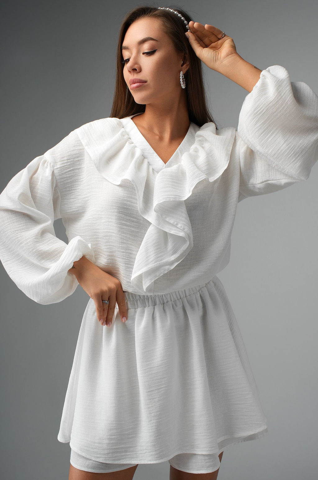 Женский льняной костюм Happyfox