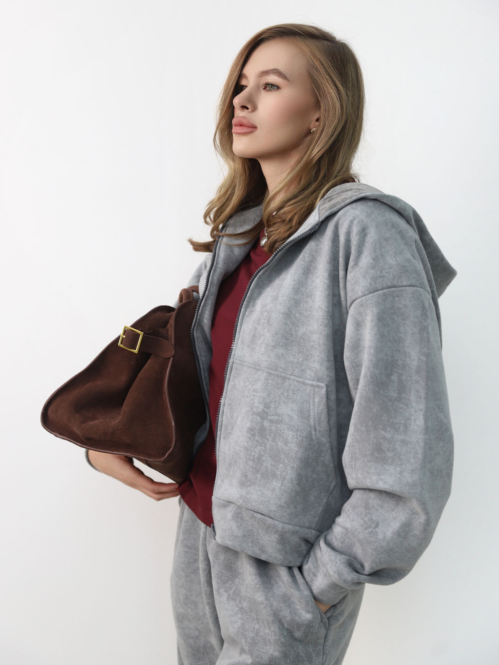 Женский Спортивный костюм женский КП200 Серый от Спортсоло