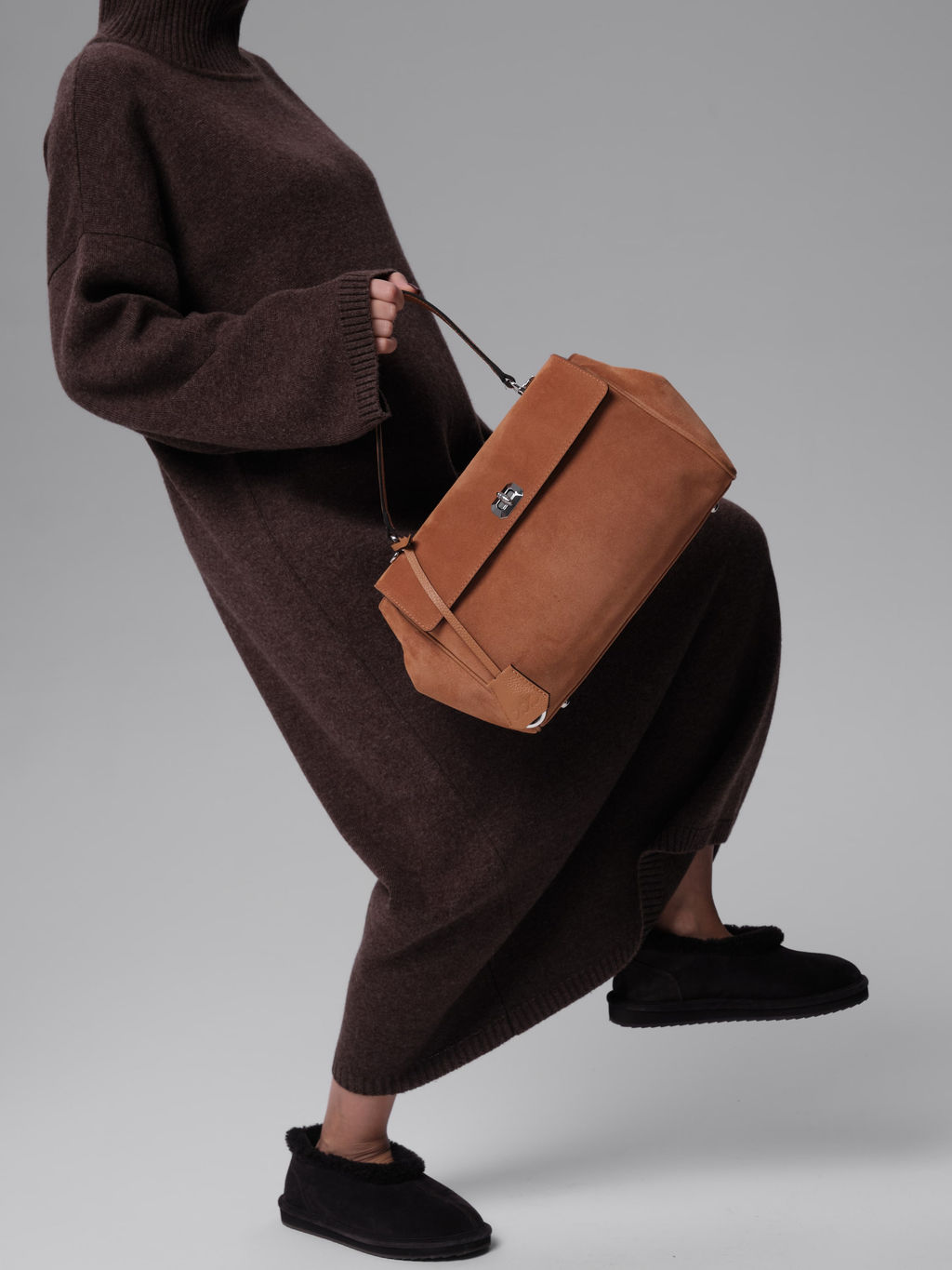 Замшевая сумка Nadi DBR 31356 вуд  фото 9