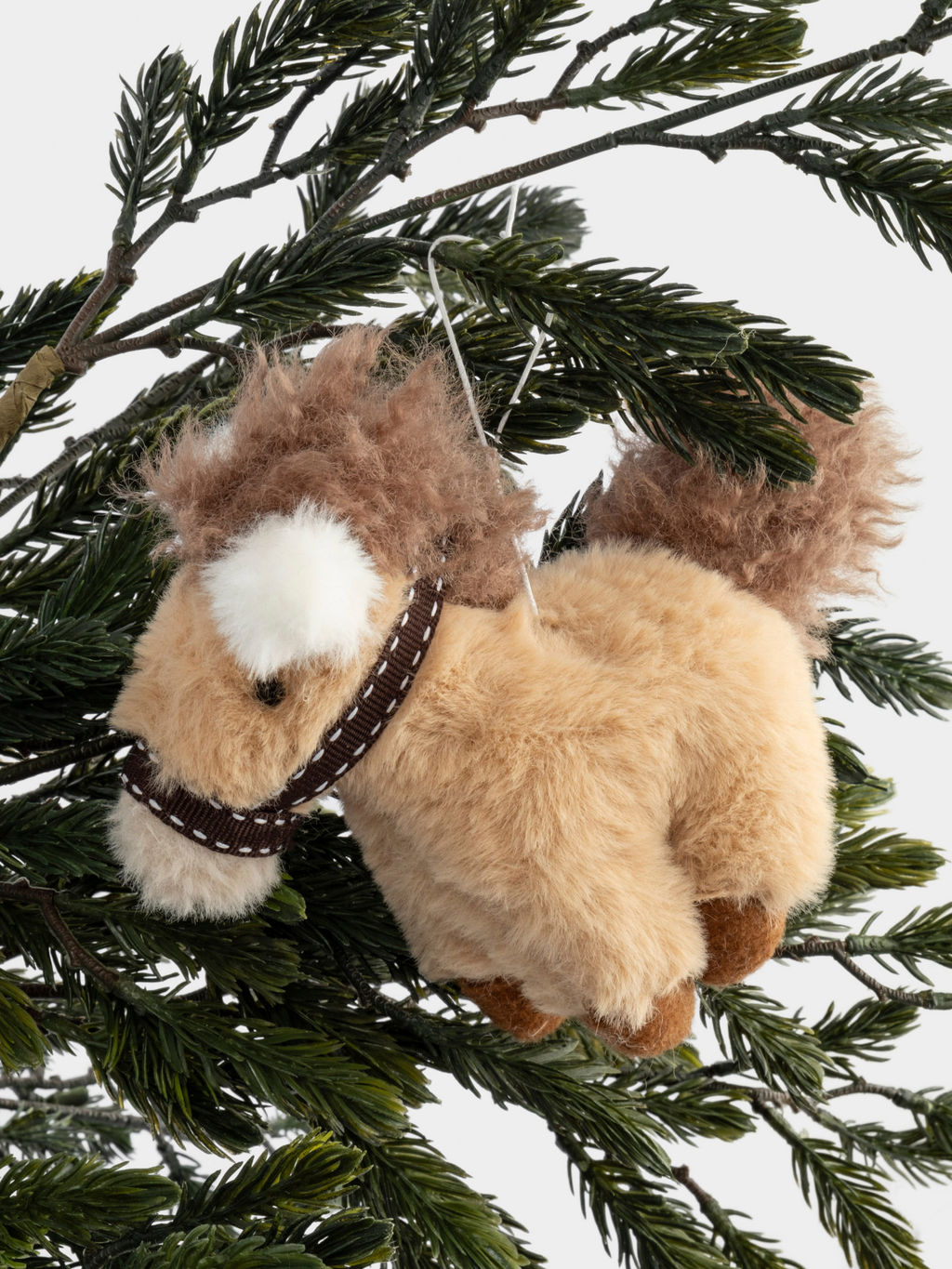 Игрушка елочная, 18 см, полиэстер, коричневая, Пони, Horse - Anna lafarg фото 2