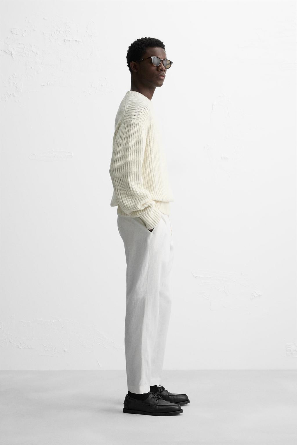 LINEN TROUSERS - Zara фото 14