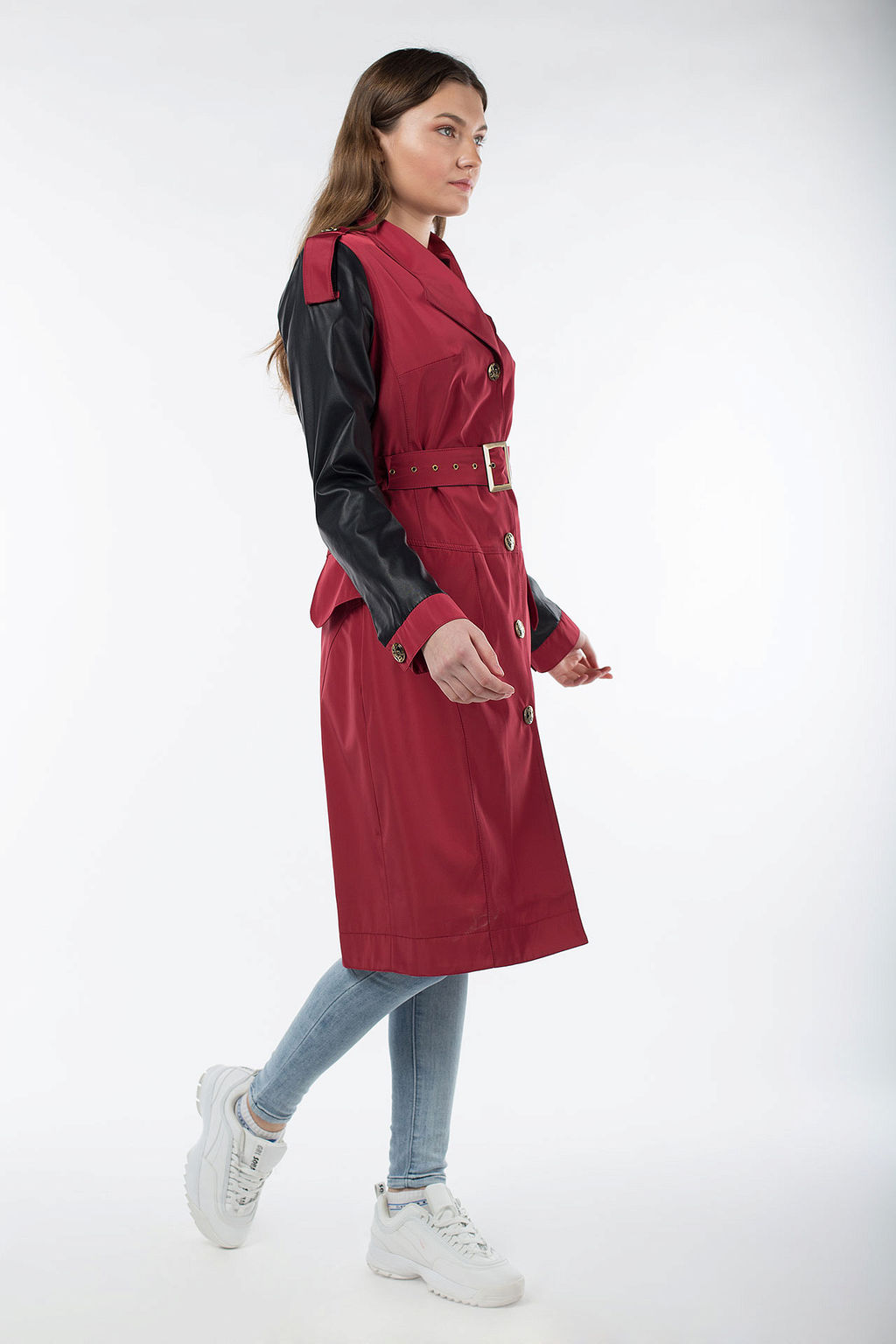 03-1713 Плащ женский (пояс) - El podio фото 13