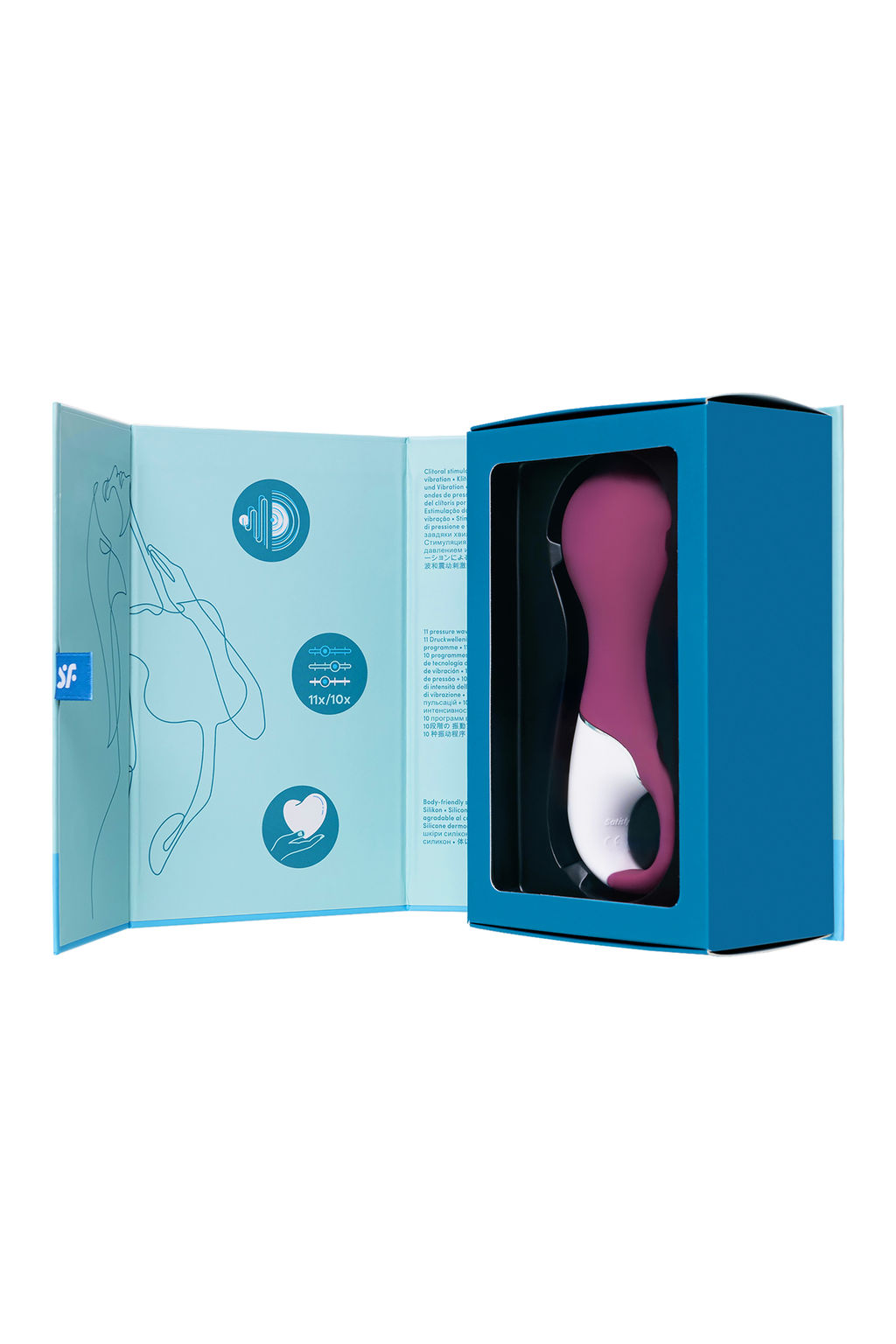 Вакуум-волновой бесконтактный стимулятор клитора Satisfyer Lucky Libra, силикон, красный, 15,7 см  фото 11