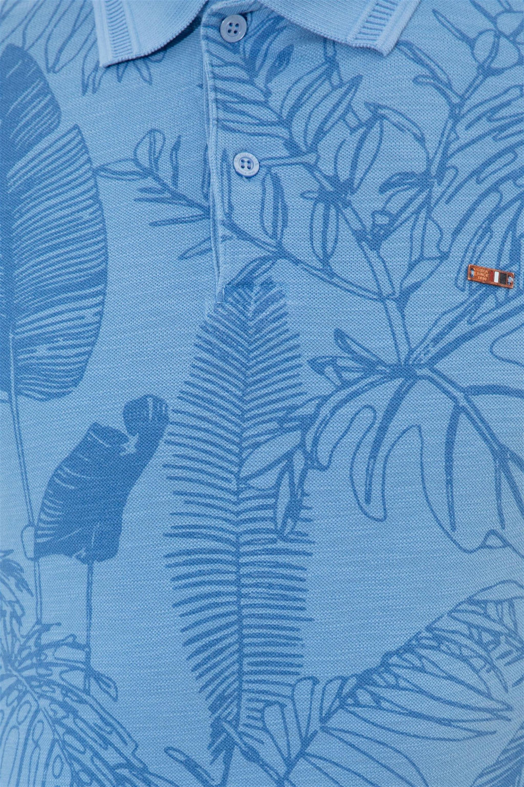 U. S. Polo Assn Мужская темно-синяя футболка с воротником-поло - U.s. polo assn фото 12