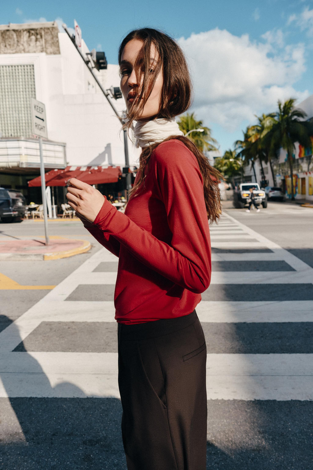 COTTON LONG SLEEVE T-SHIRT - Zara фото 3
