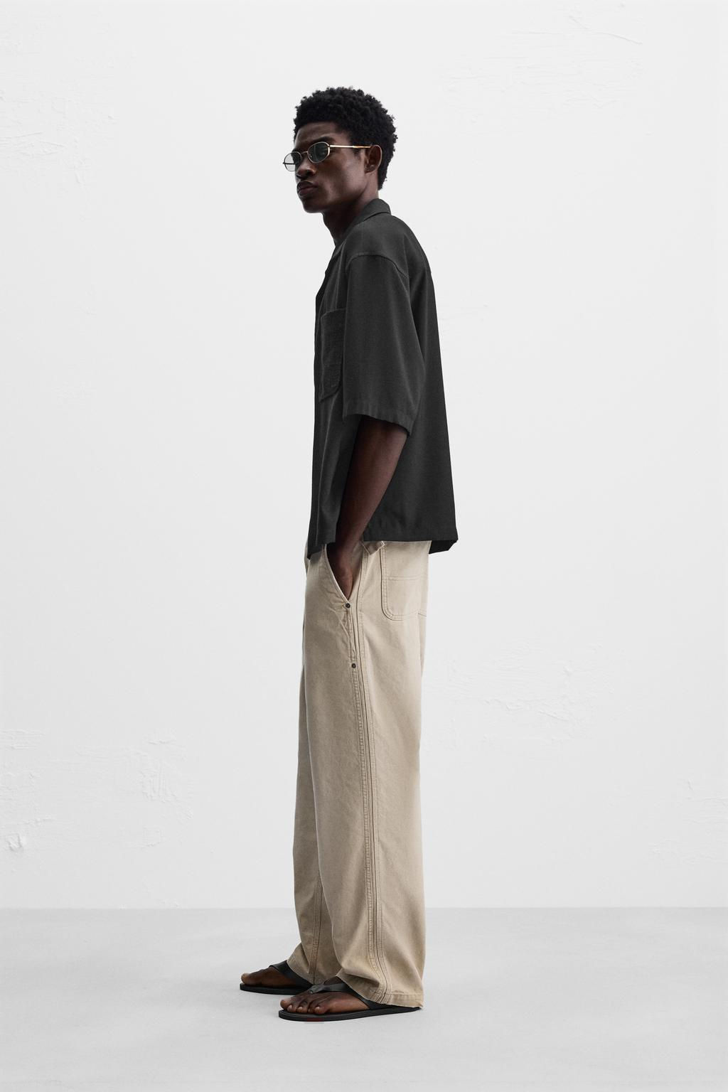 CROCHET POCKET SHIRT - Zara фото 4