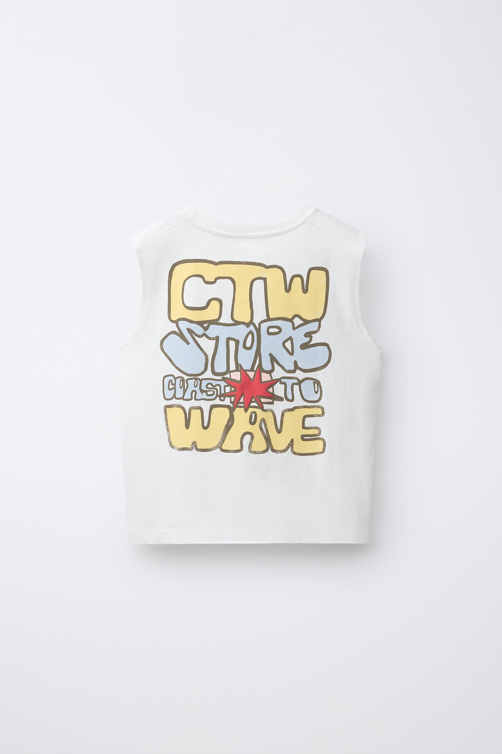 CAMISETA ESTAMPADO / Blanco - Zara фото 2