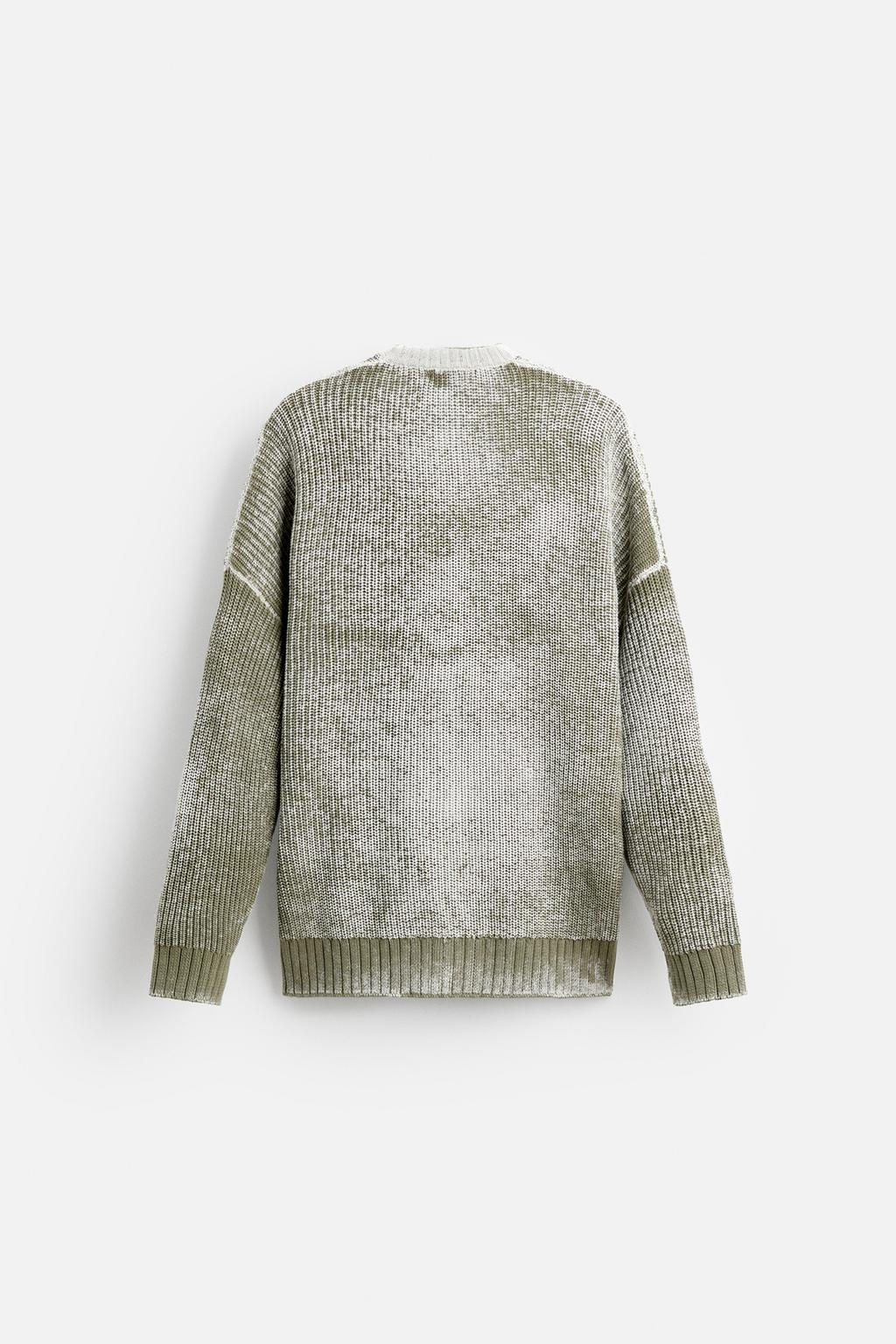 WASHED ZIPPER SWEATER - Zara фото 7