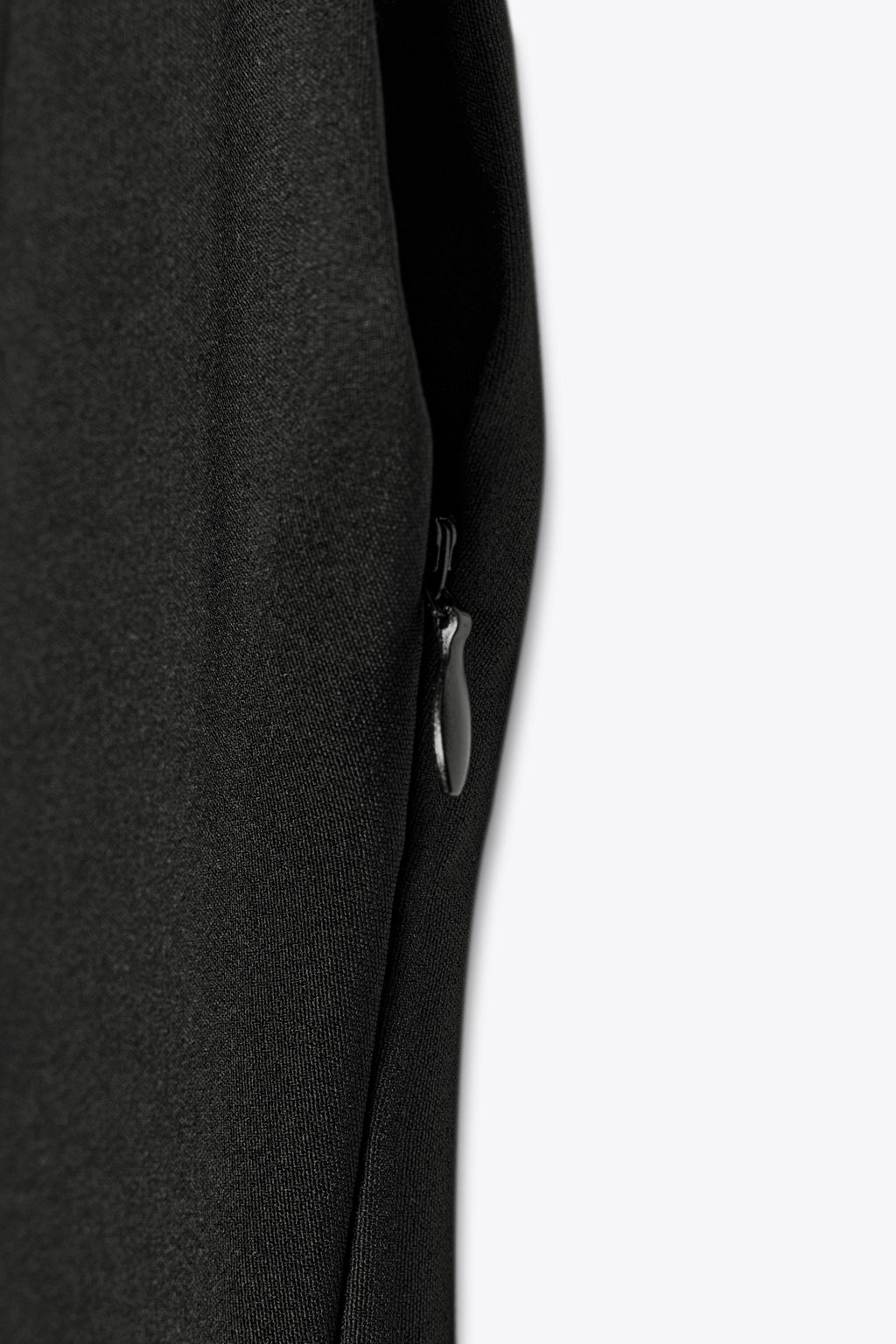 FAUX LEATHER TRIM MIDI DRESS - Zara фото 6