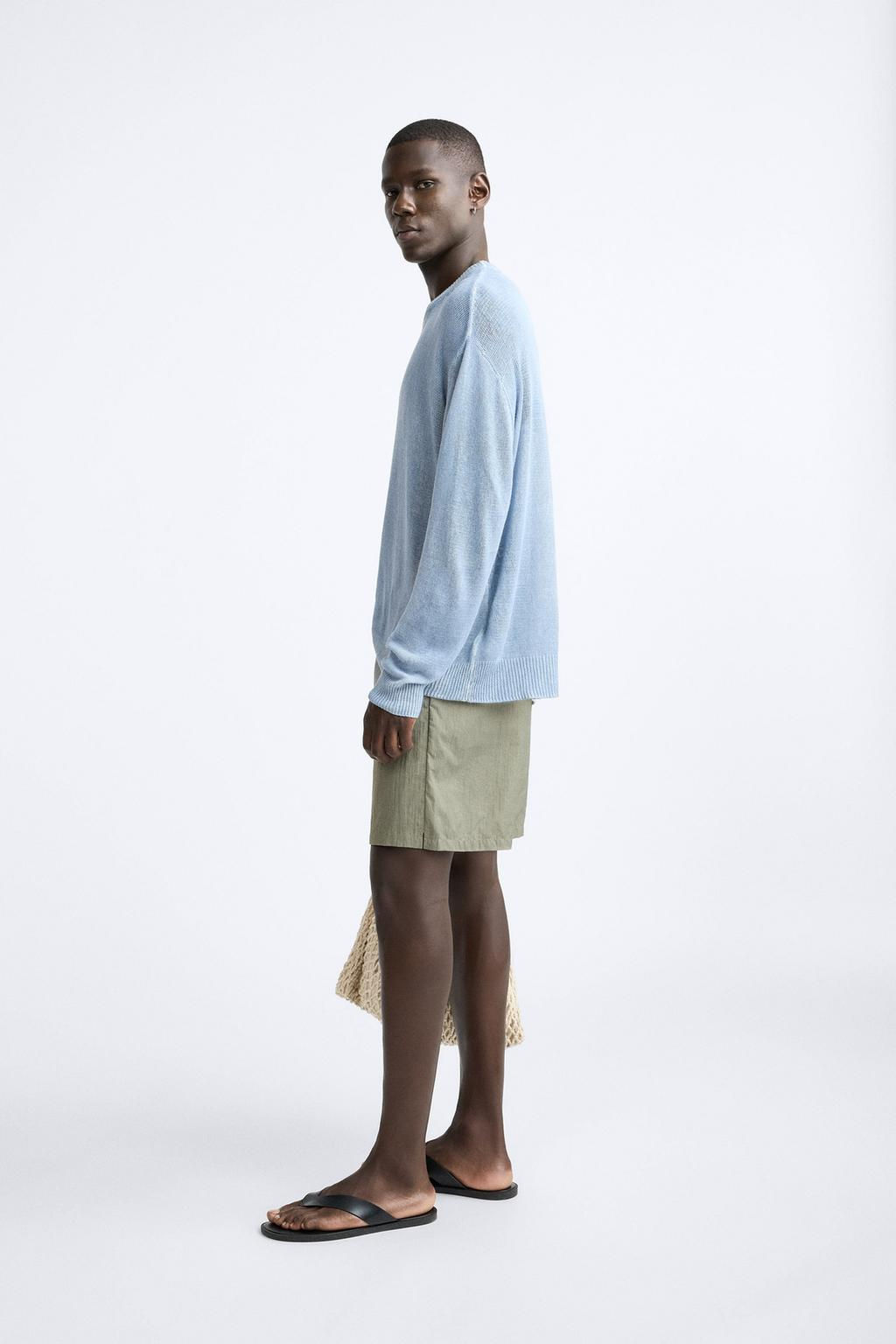 BURUSUK EFEKTLI UZUN DENIZ SORTU - Zara фото 11