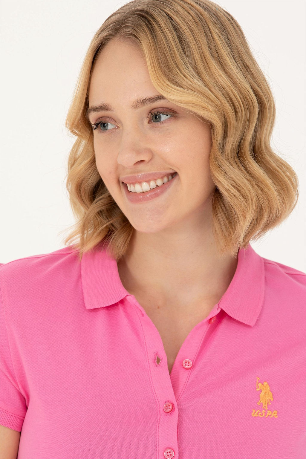 Kad_n Pembe Polo Yaka Ti__rt - U.s. polo assn фото 2