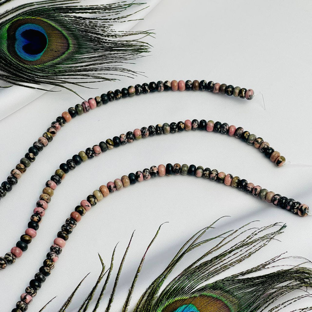 Бусины для украшений из Родонита