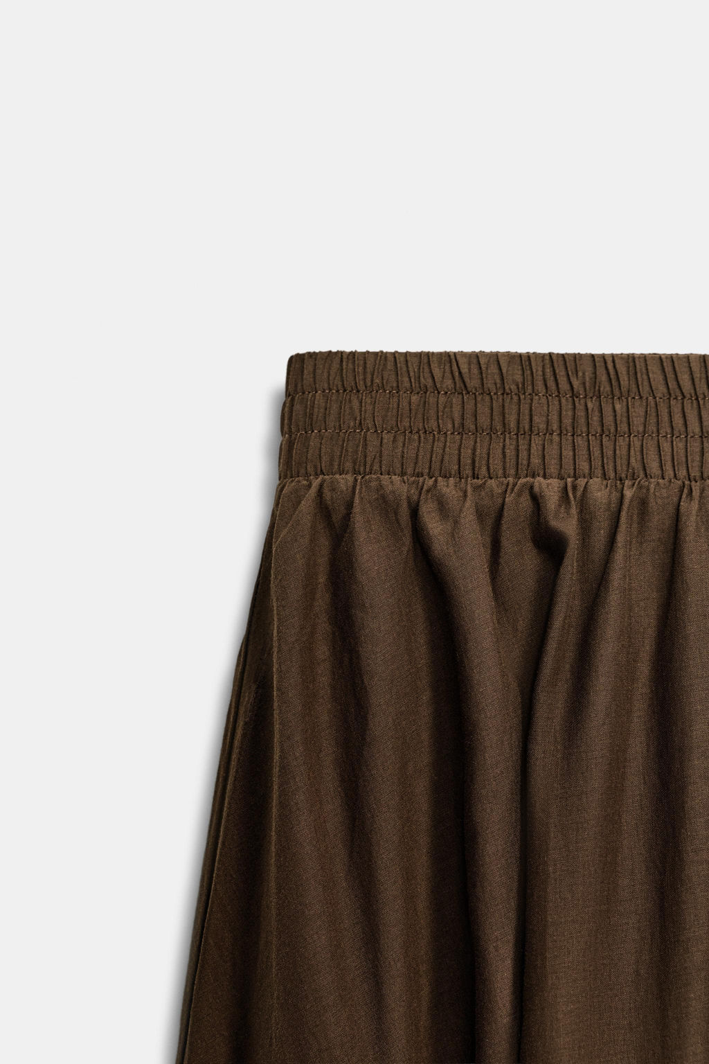 FALDA MIDI CAPA / Marr?n - Zara фото 9